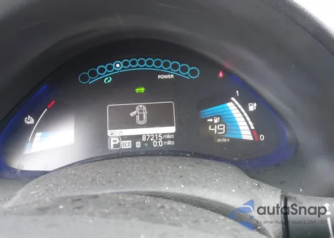 2013 Nissan Leaf S z USA, uszkodzony, nr VIN 1N4AZ0CP9DC409997